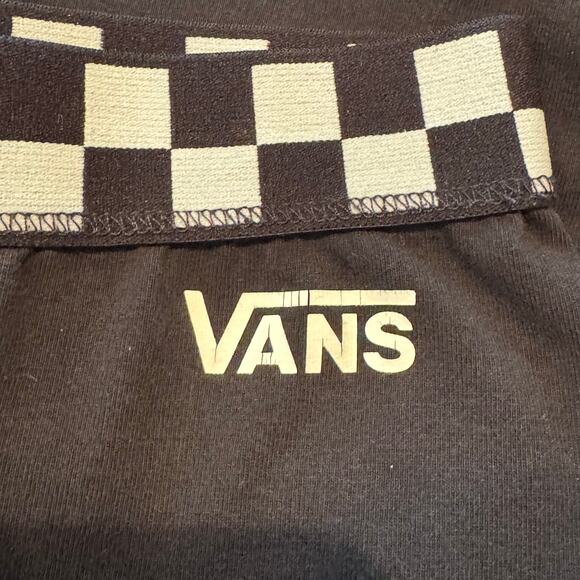 Vans Checkerboard Waist Band Black White Size XXL Leggings - Picture 5 of 6